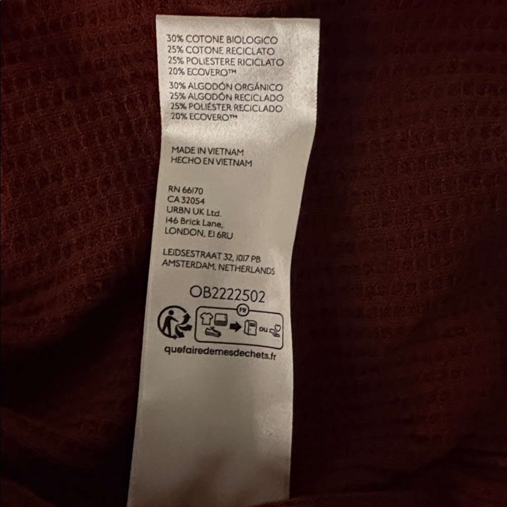 Free people We the free Manchester
Long Sleeve. NWT. Cherry mahogany L - Picture 6 of 10